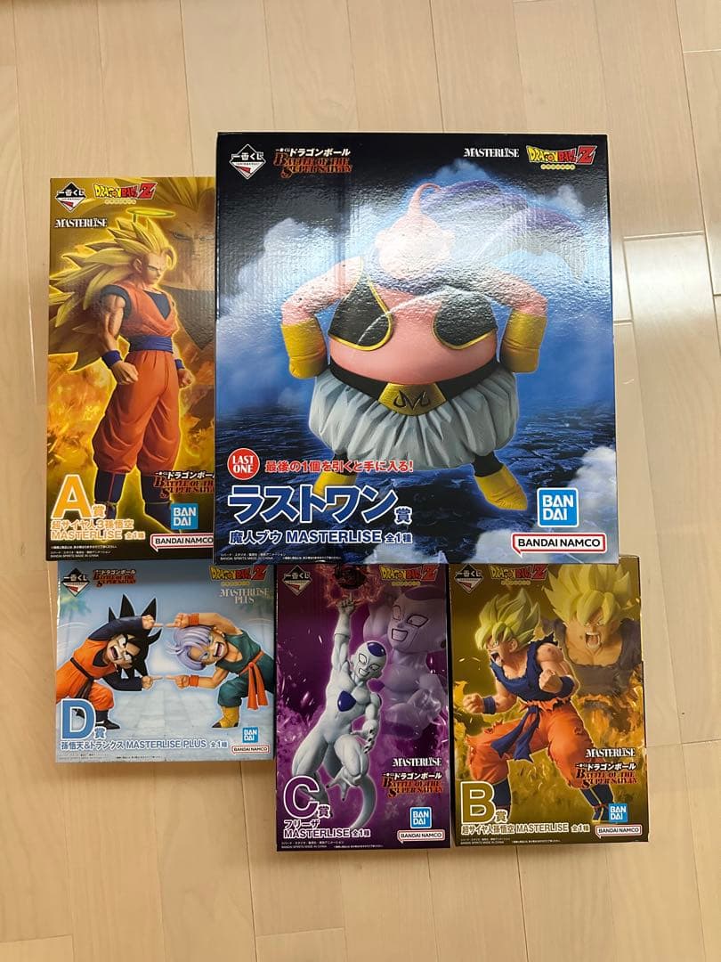 ドラゴンボール　一番くじ　A賞B賞C賞D賞　ラストワン賞　フィギュアセミコンプ 一番くじ ドラゴンボール 未来への決闘‼｜一番くじ倶楽部｜BANDAI
