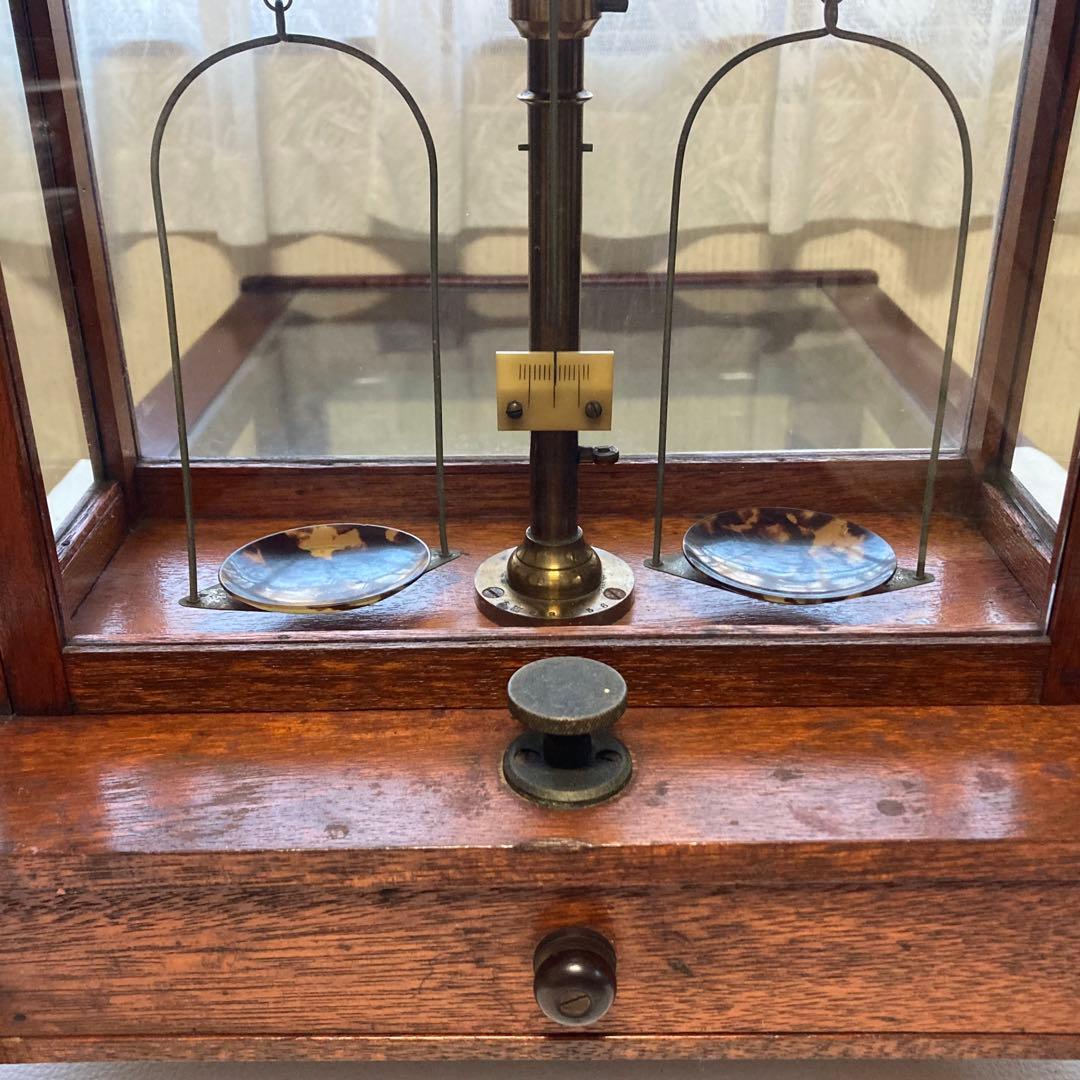 精密天秤 調剤天秤 白井度量衡器製作所 大正昭和 置物 レトロ