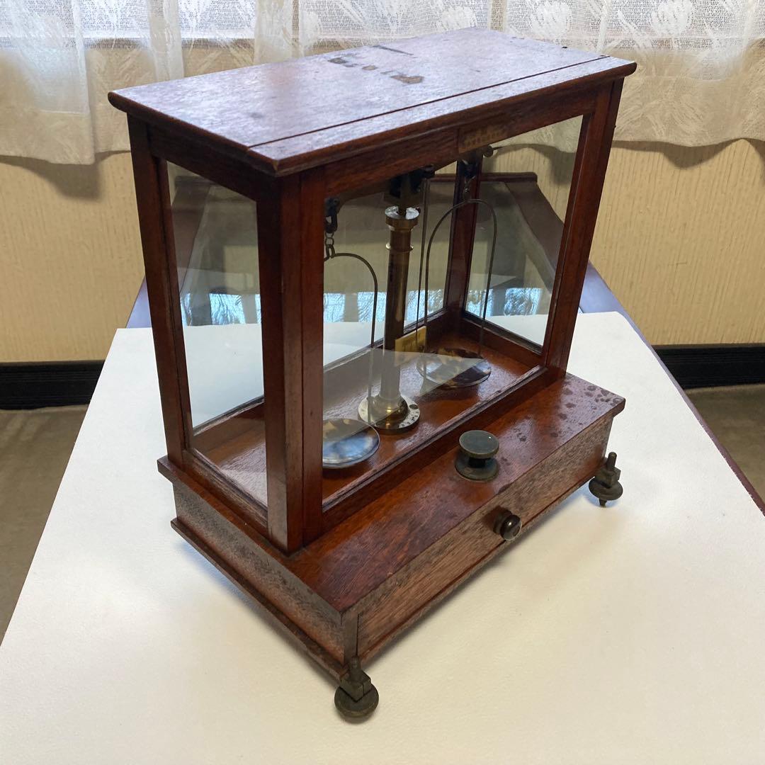 精密天秤 調剤天秤 白井度量衡器製作所 大正昭和 置物 レトロ
