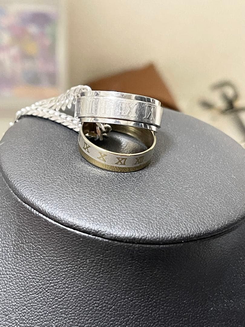 Silver925　6面ダブル　21.7g 50cm