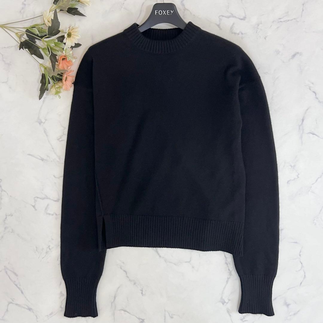 BLAMINK ブラミンク カシミヤ シルク ニット セーター ブラック