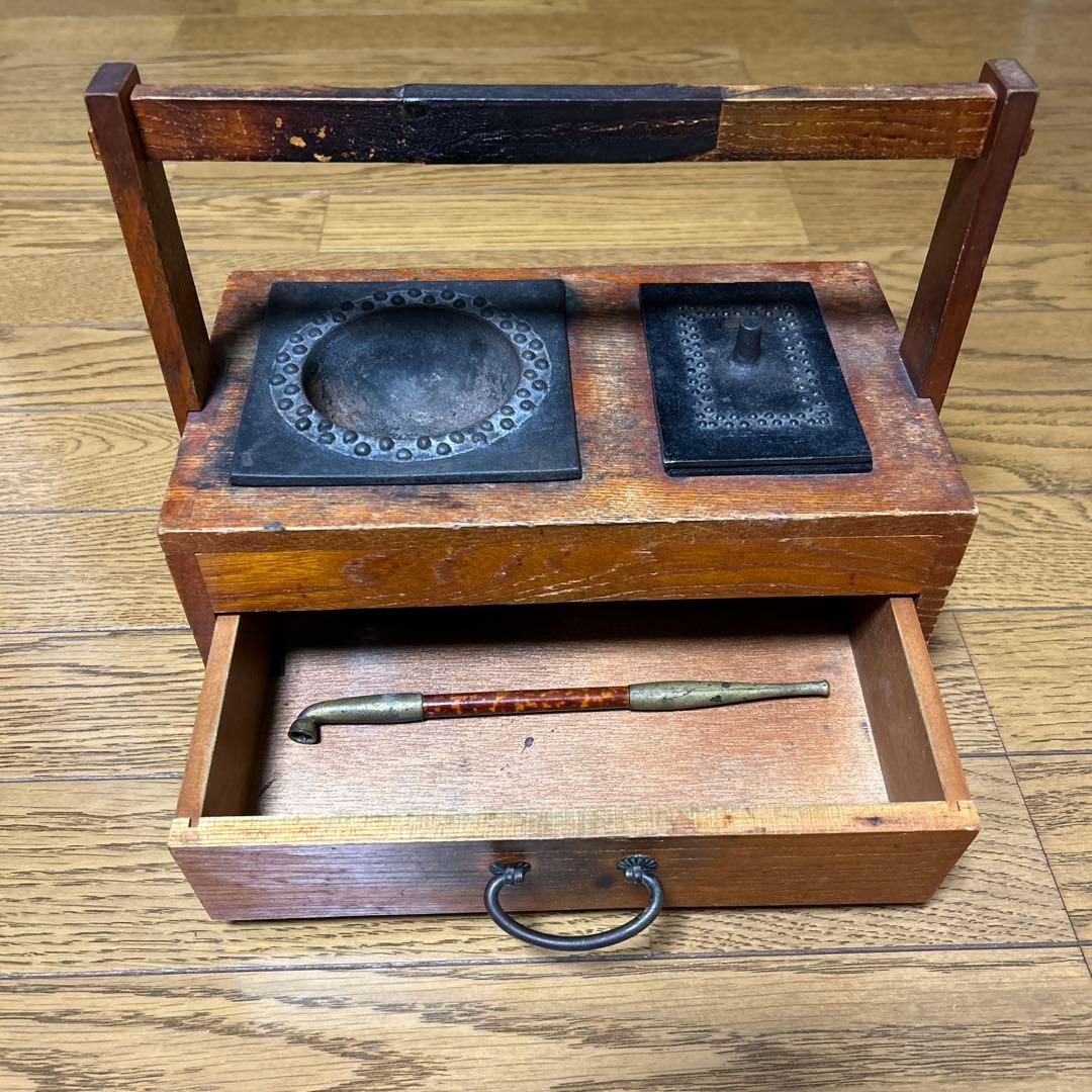タバコ盆 キセル 昭和レトロ アンティーク - メルカリ