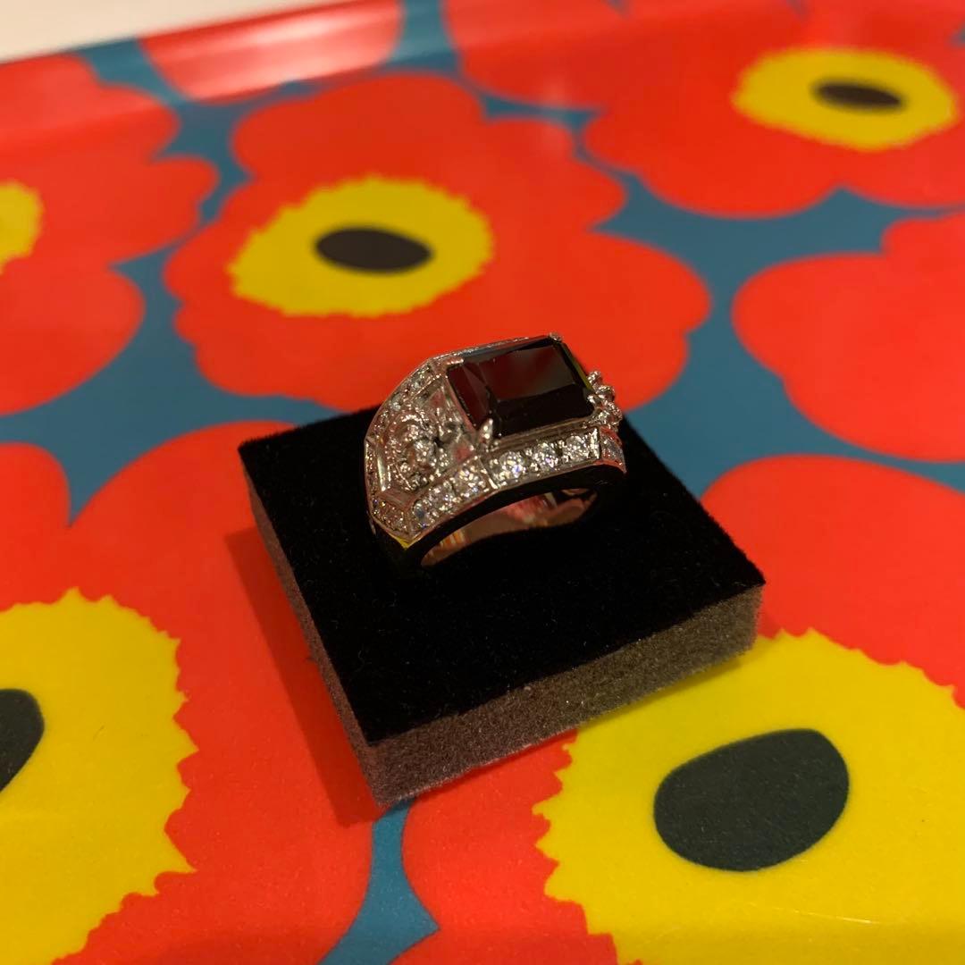 美品　ジャスティンデイビス スパークルシャインリング JUSTINDAVIS