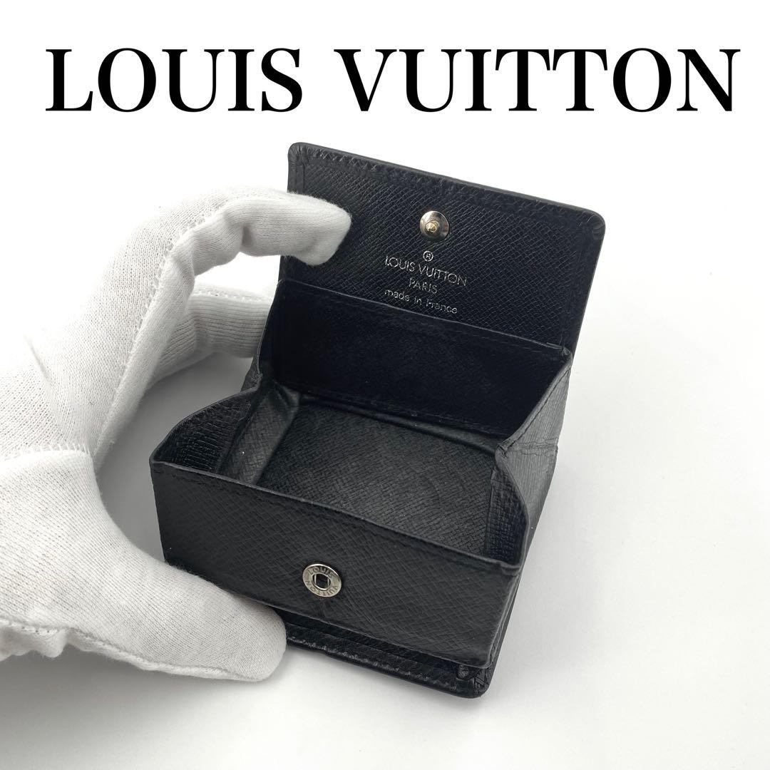 ルイヴィトン タイガ ポルトモネ ボワット レザー ケース 小銭入れ