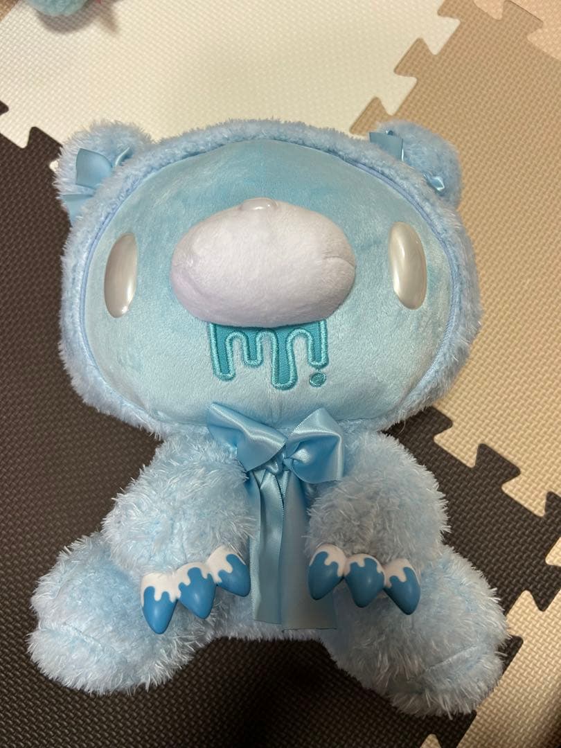 チャックスGPいたずらぐまのグルーミー fluffy night wear 水色 - メルカリ