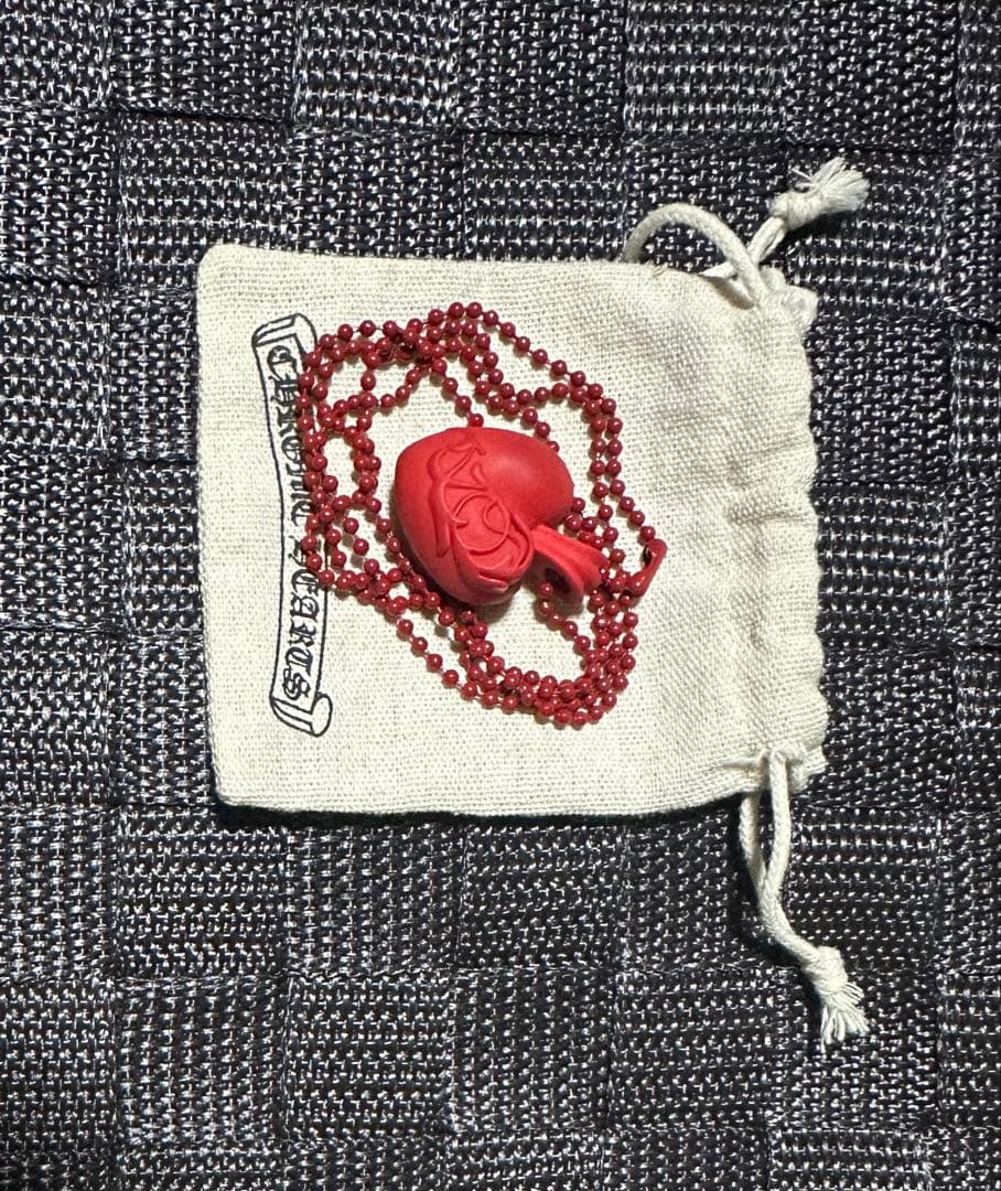 s*8様 CHROME HEARTS 23ss限定 シリコンラバー ハート型ネッ