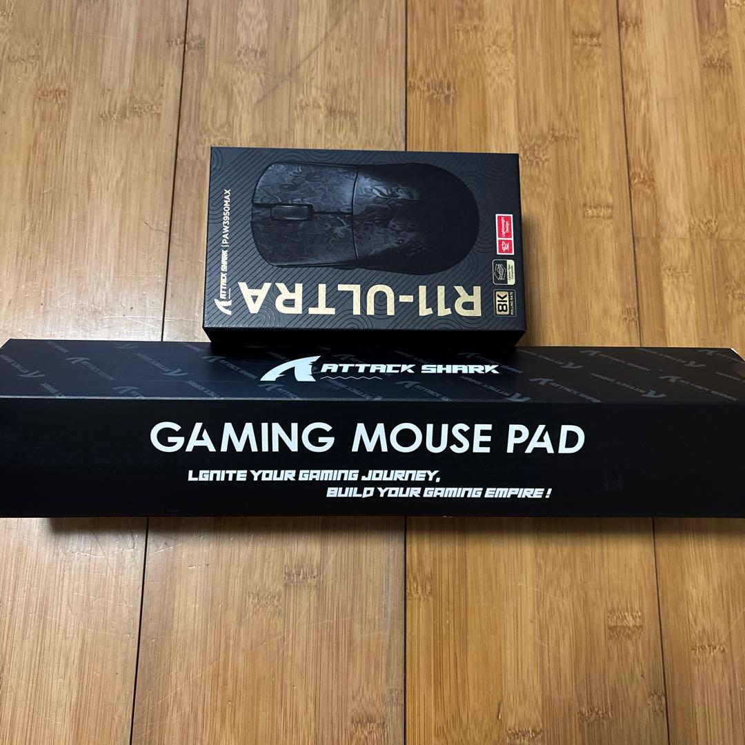 ATTACK SHARK R11Ultra ゲーミングマウス　と　マウスパッド