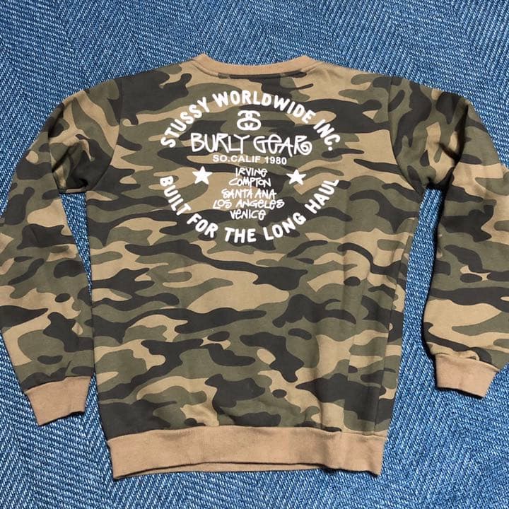 stussy ステューシー 迷彩 トレーナー - メルカリ