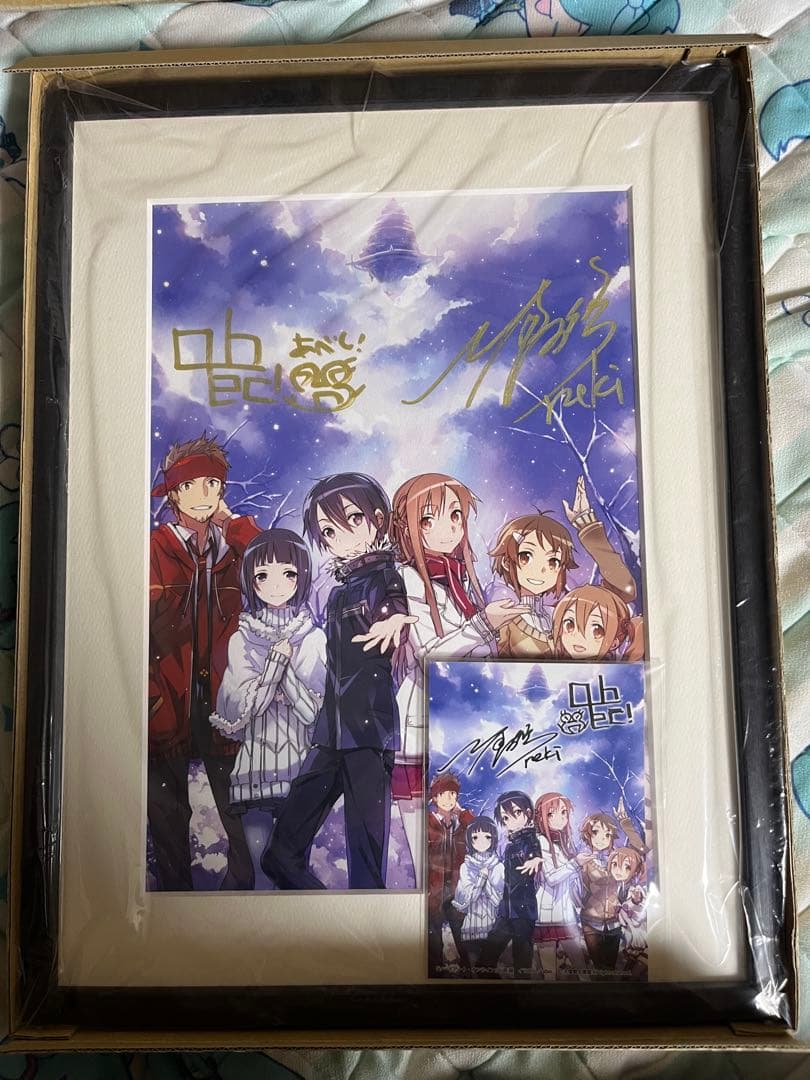 ソードアート・オンライン【SAO】 直筆サイン入り複製原画