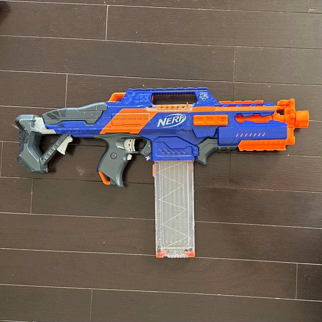 NERF RAPIDSTRIKE CS-18 ナーフ ラピッドストライク Amazon.co.jp: Nerf N-Strike Elite Rapidstrike CS-18 Blaster