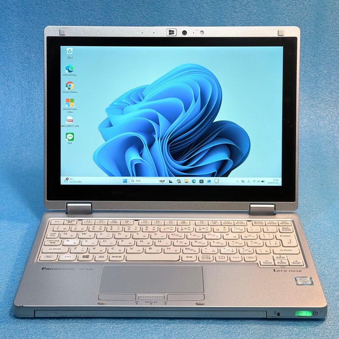 最軽量744gノートパソコン✨レッツノートRZ6メモリ８GB、Windows11 最軽量744gノートパソコン❗️レッツノートRZ6メモリ8GB、Windows11