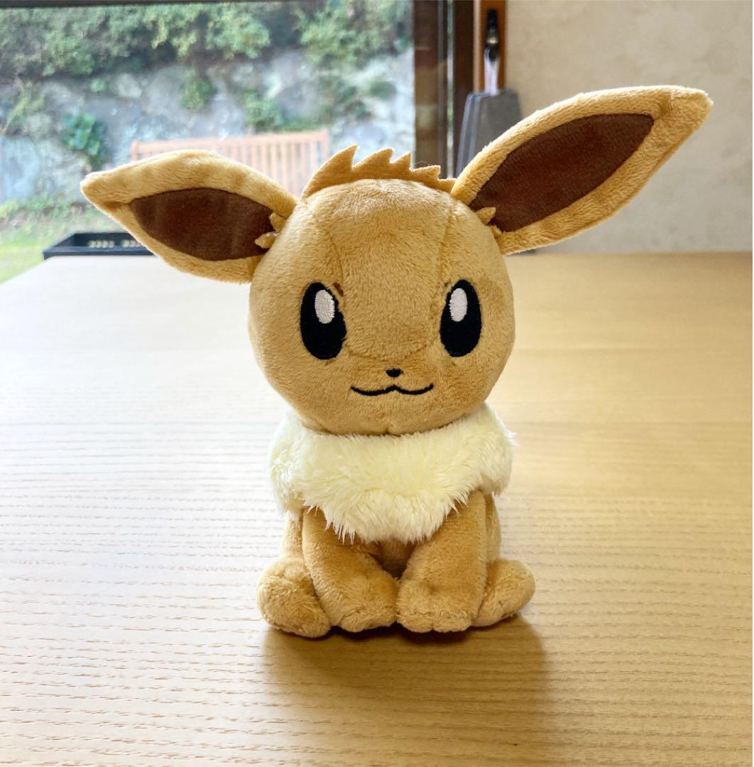 希少☆美品 イーブイ ぬいぐるみ ポケモン fit フィット ポケモン