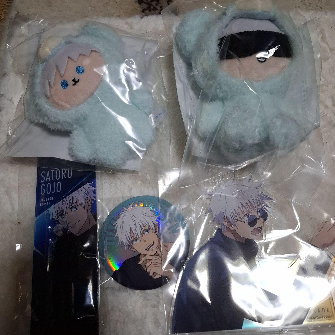 五条悟 ぬいぐるみ・缶バッジセット 呪術廻戦 2期_(75mm)_第2弾 3way缶バッジ NH 五条悟 | 公式グッズ