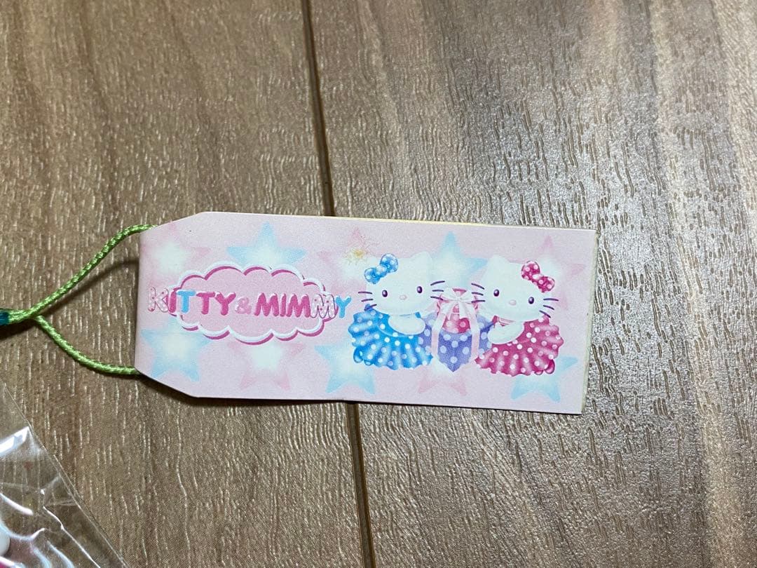 ハローキティ ストラップ 根付 ねつけ クリスマス KITTY&MIMMY
