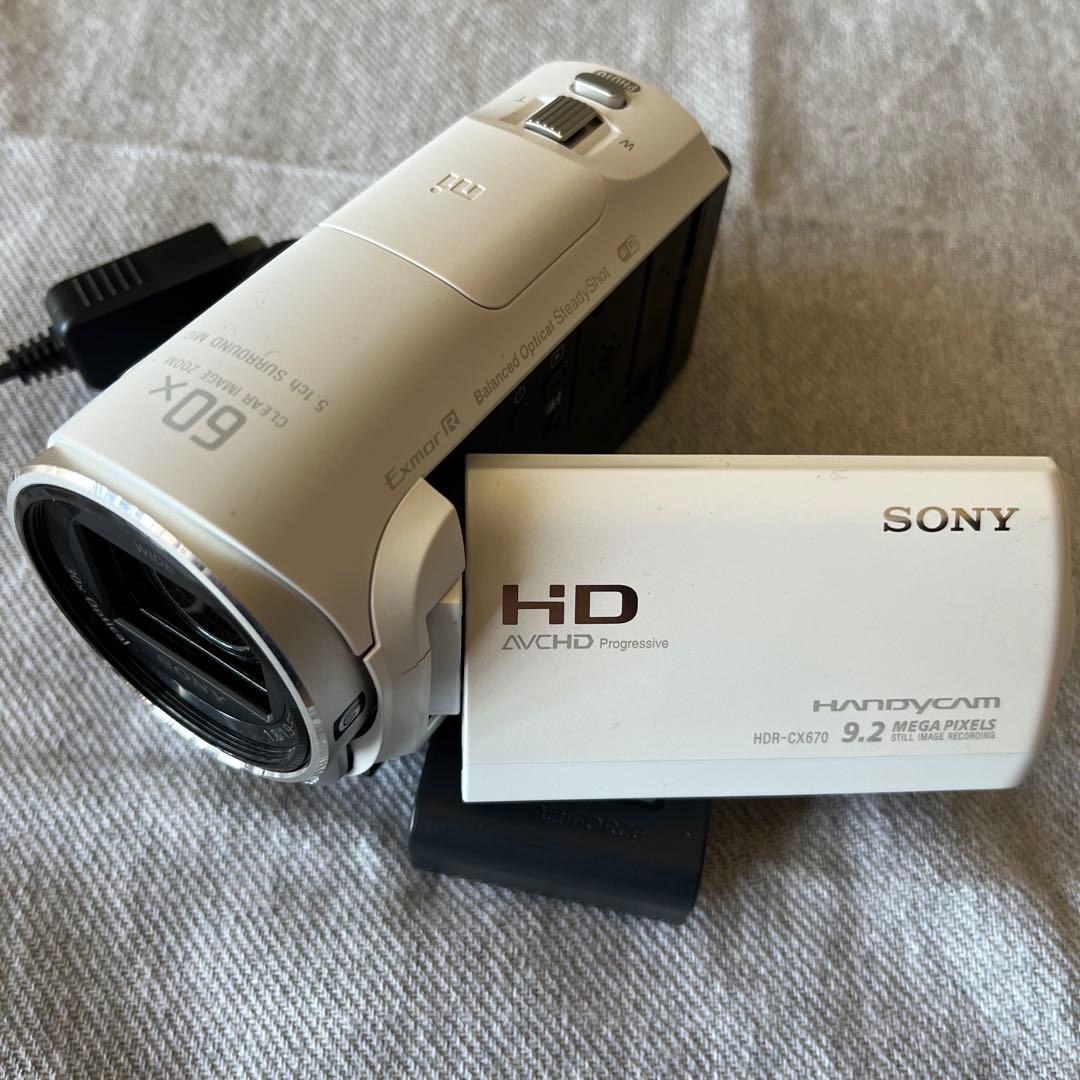 【中古品】SONY HDR-CX670 ビデオカメラ 本体＋おまけ SONY HDR-CX670 (T) [ボルドーブラウン] オークション比較 - 価格.com