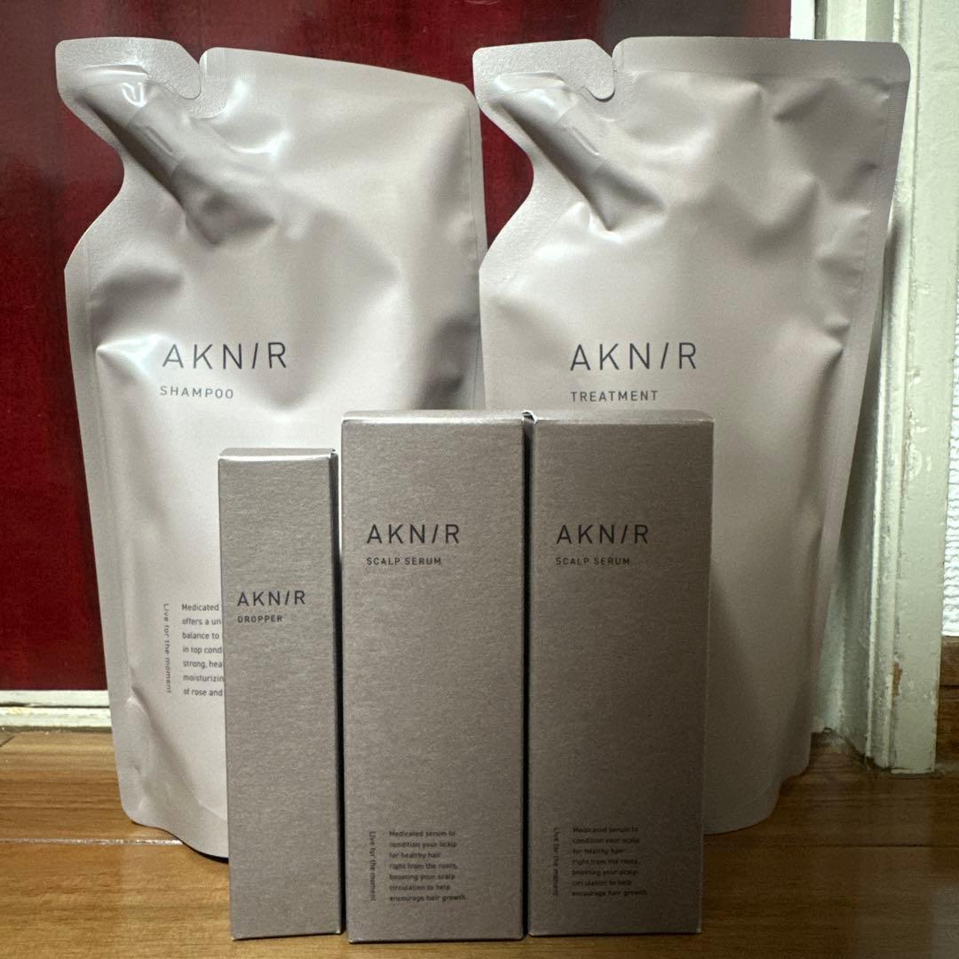 AKNIR シャンプートリートメント詰替　ヘアスカルプセラム×2