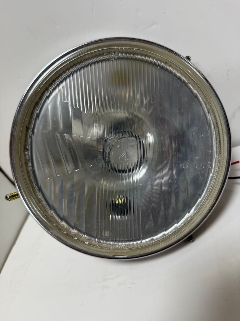 当時物IPF凹みレンズ付ヘッドライトレンズ/シビエマーシャルCIBIE 当時物 CIBIE シビエ 凹み ヘッドライト CB400F ホーク マーシャル