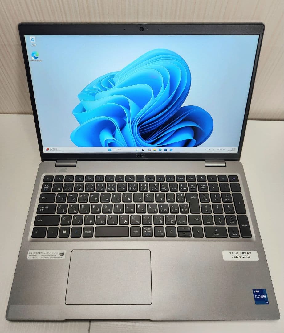 Windowsノート本体 Latitude5521 Corei7-11850H GeForce MX450