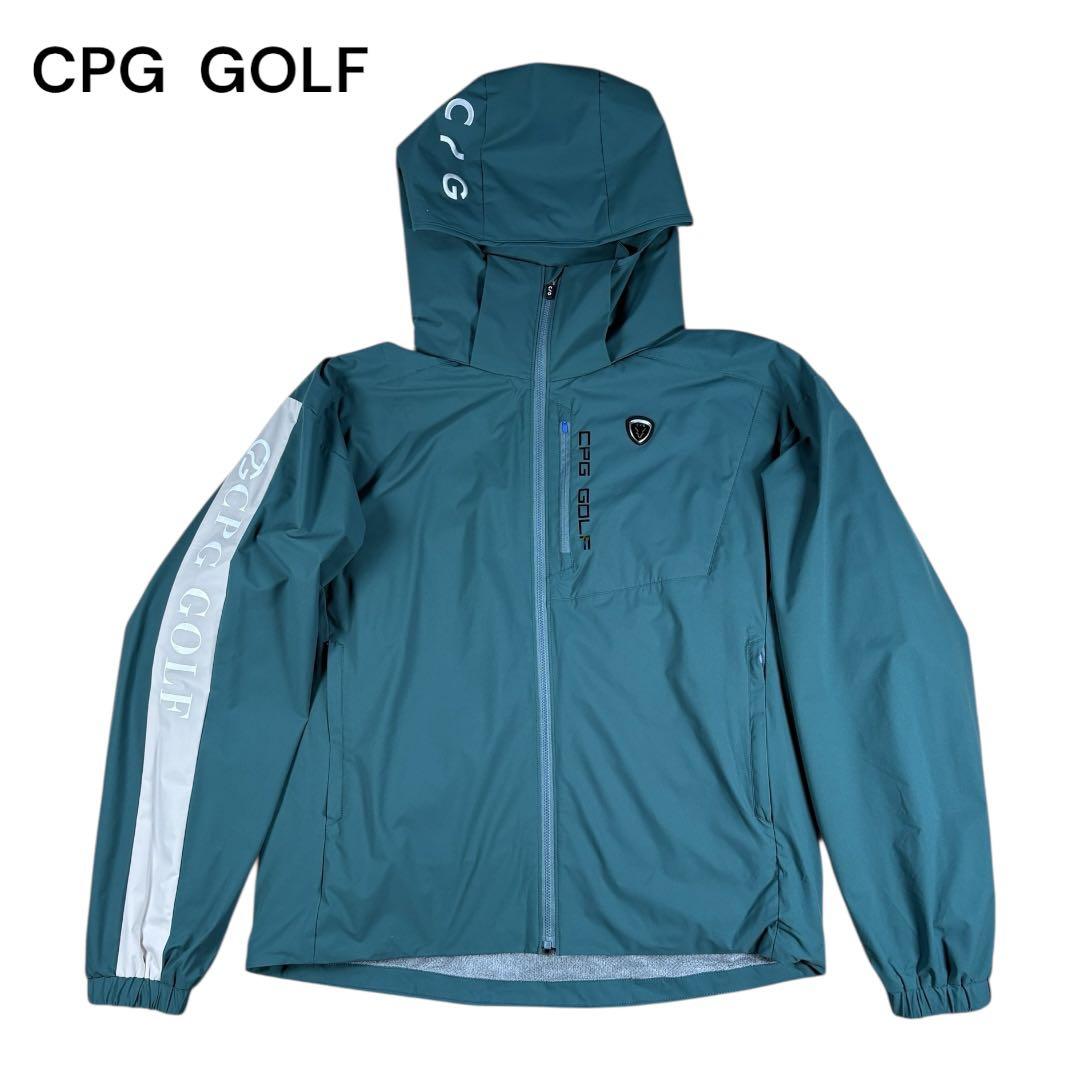極美品 CPG GOLF シーピージーゴルフウィンドジャケット ブルゾン 秋冬