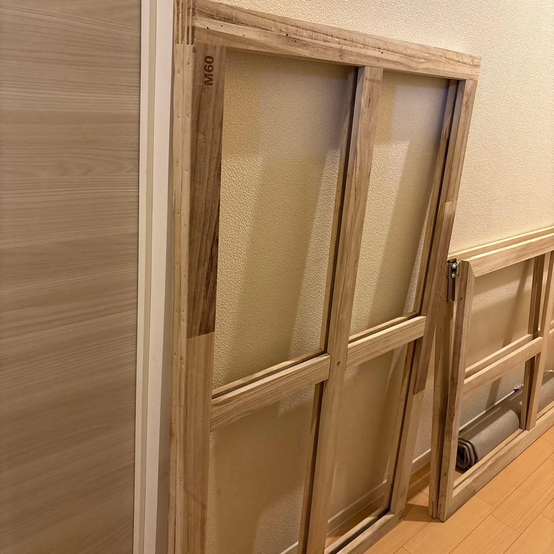 F100号折りたたみ木枠1セット、M60号木枠2枚 - メルカリ