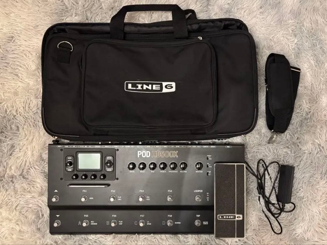 LINE6 POD HD500X マルチエフェクター＆専用ケース