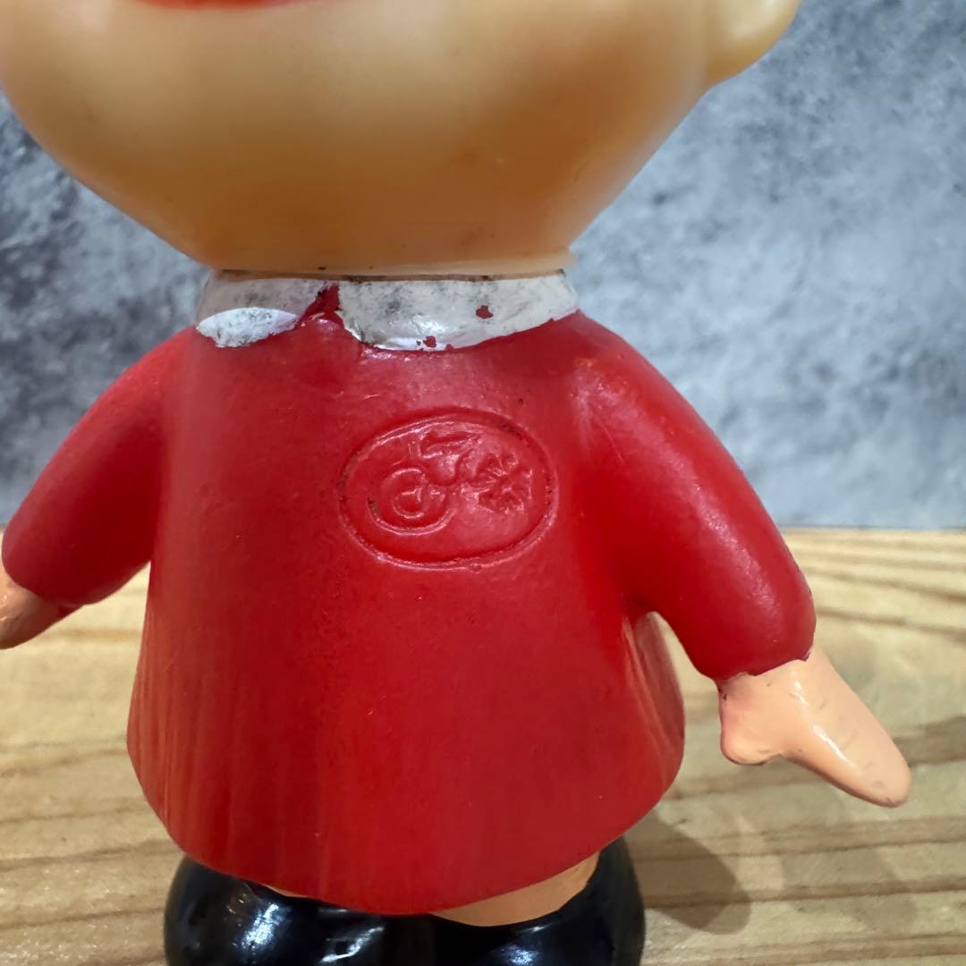 ペコちゃん 人形 ソフビ 園児服 不二家 当時物 レア 9㎝ - メルカリ