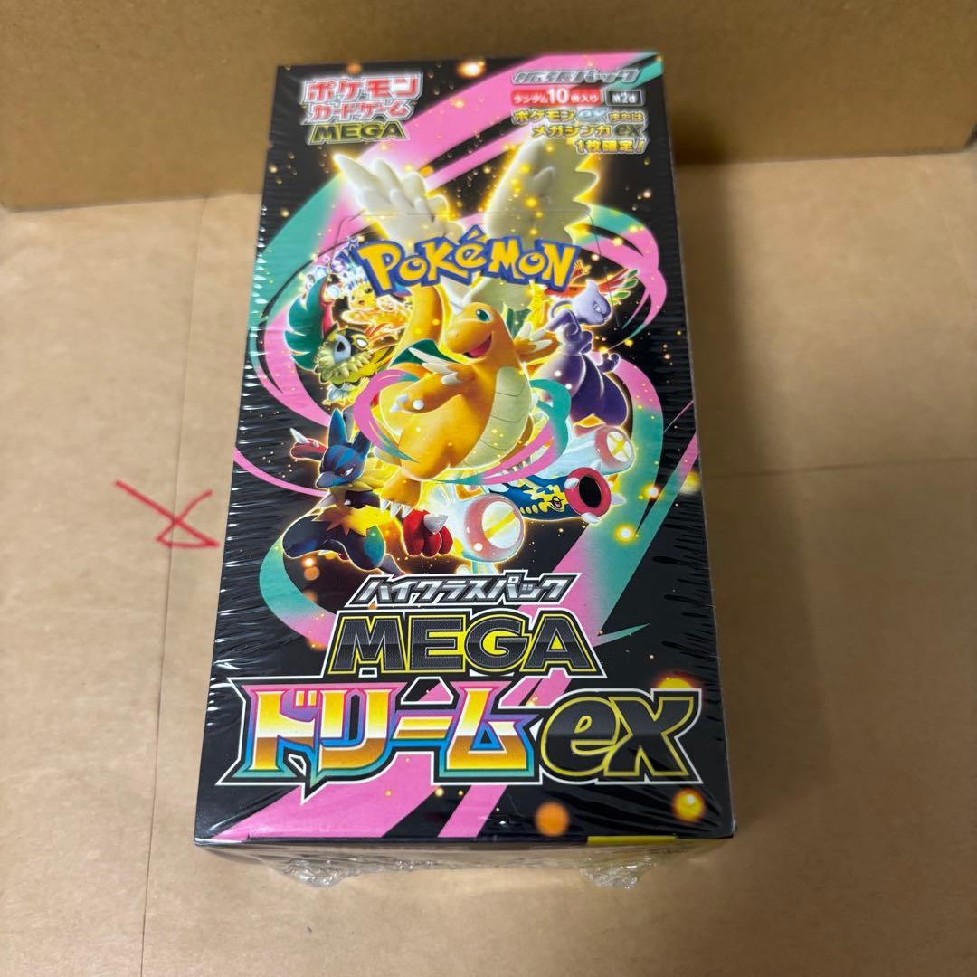 ポケモンカードゲーム MEGA ドリームEX 10パック　1BOX 未開封