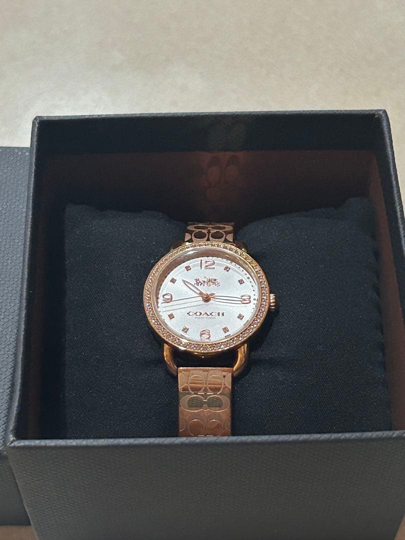 COACHコーチ デランシー 腕時計 ゴールドピンク