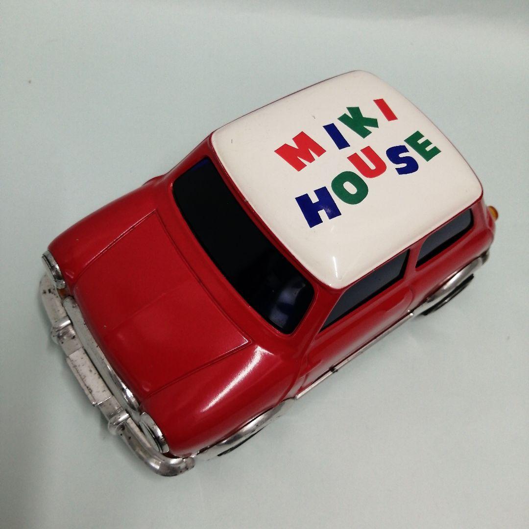 レア商品】ミキハウス ブリキの車 ミニクーパー - メルカリ