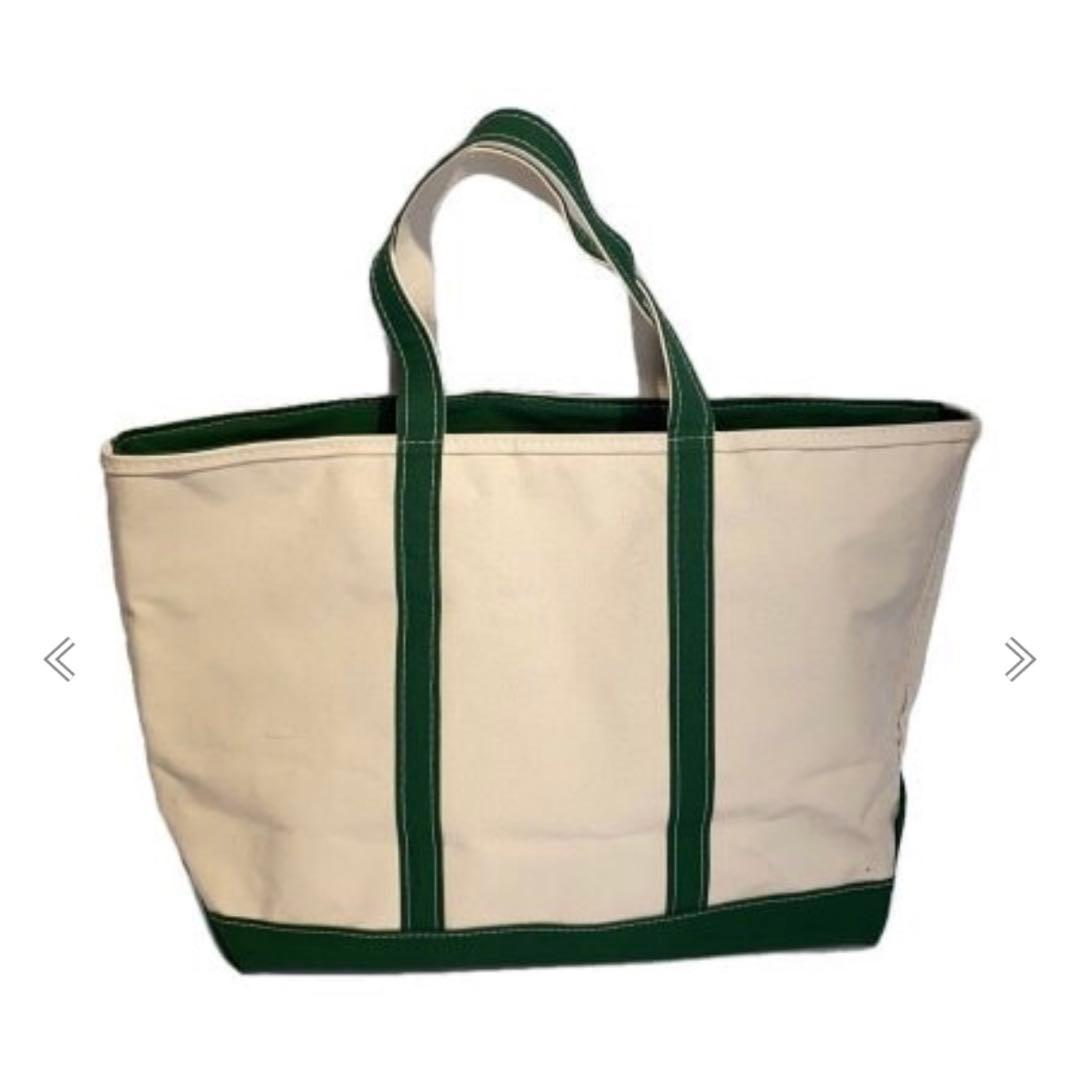 6241 L.L.Bean トートバッグ ラージ 緑 チャック付
