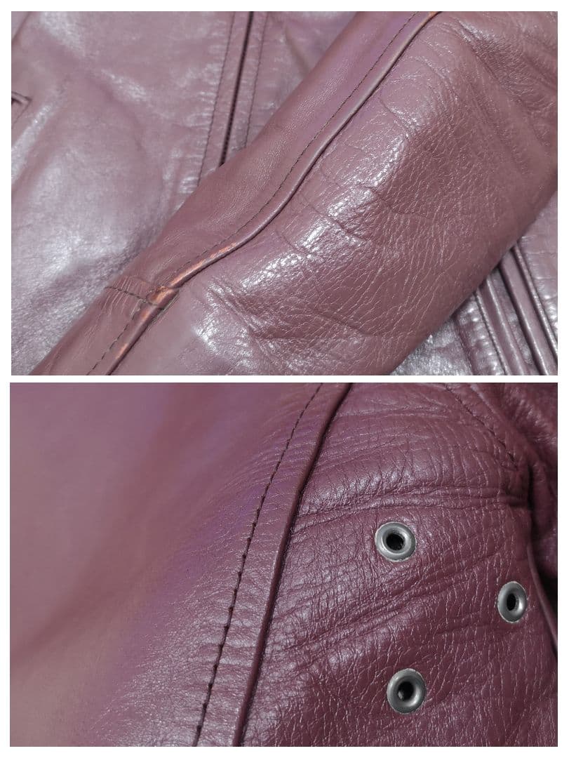 アディクトクローズ ライダースジャケット ホースハイド 34 男女兼用