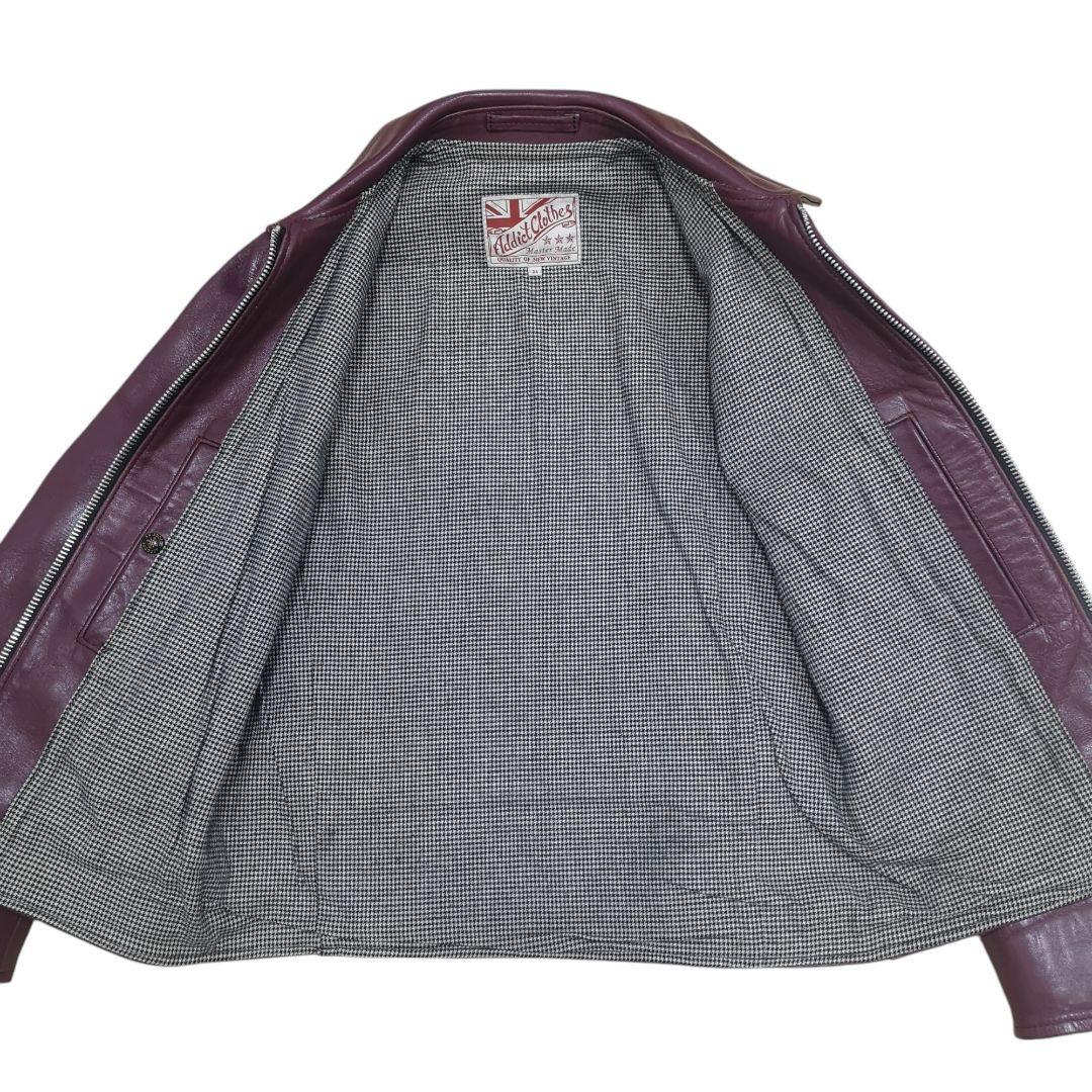 アディクトクローズ ライダースジャケット ホースハイド 34 男女兼用