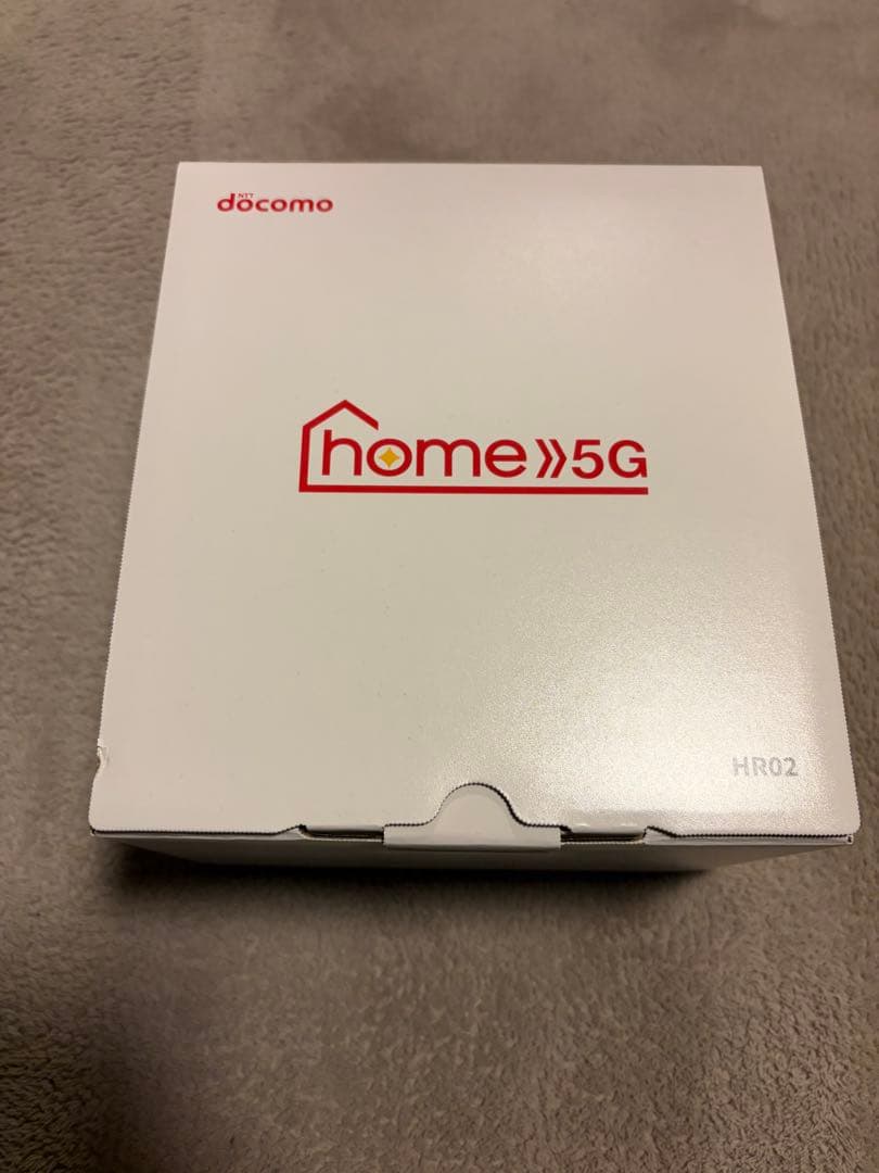 docomo HR02 ダークグレー 5G無線LANルーター