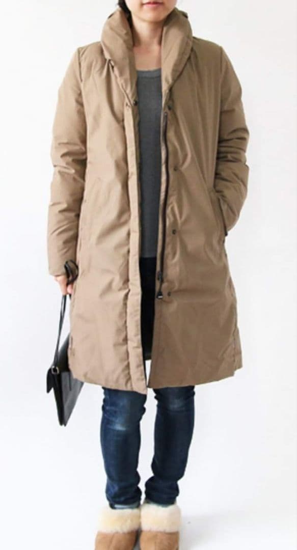 NANGA ショールカラーダウンコート