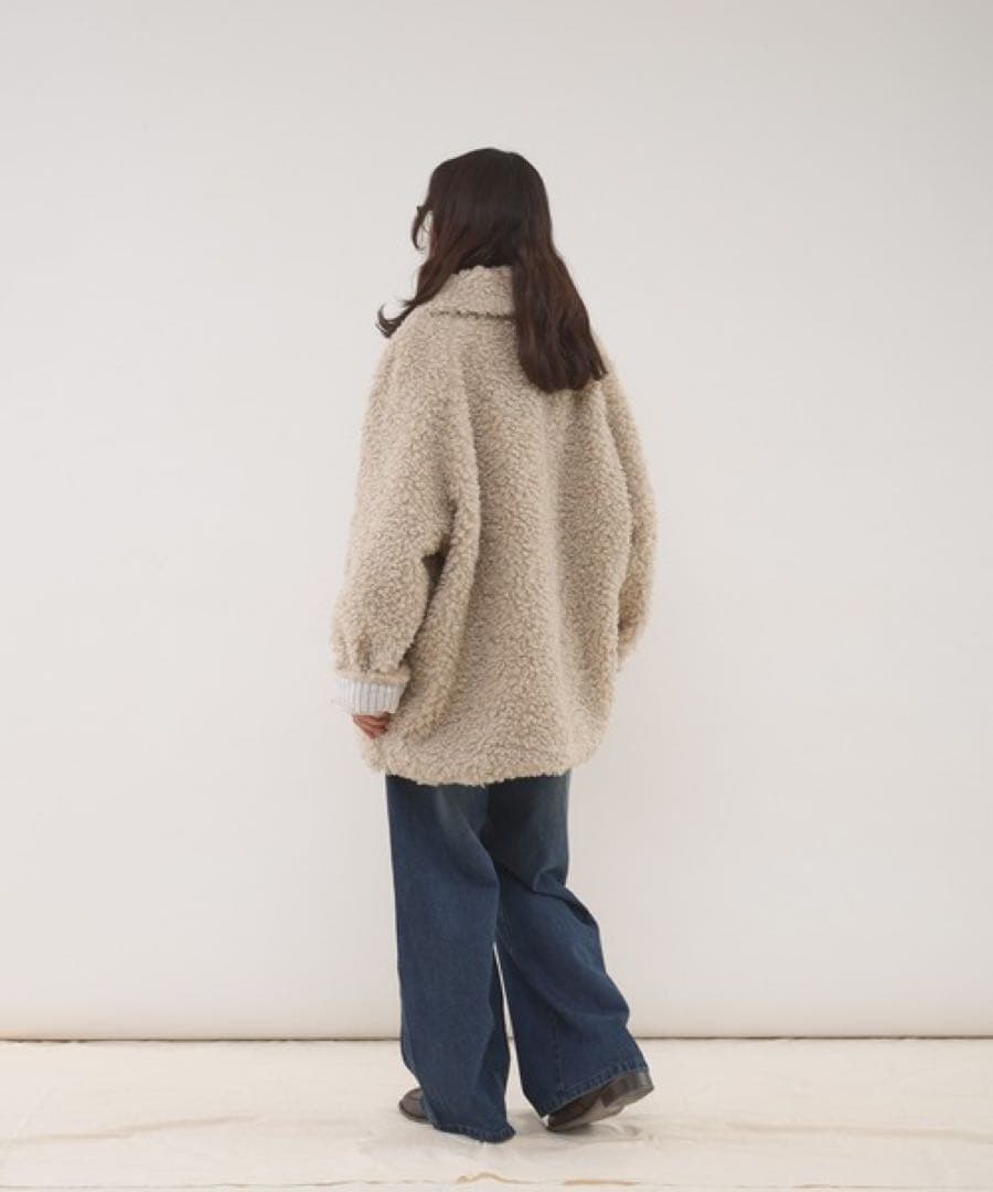 MUHET / プードルシャギーダッフルコート - メルカリ