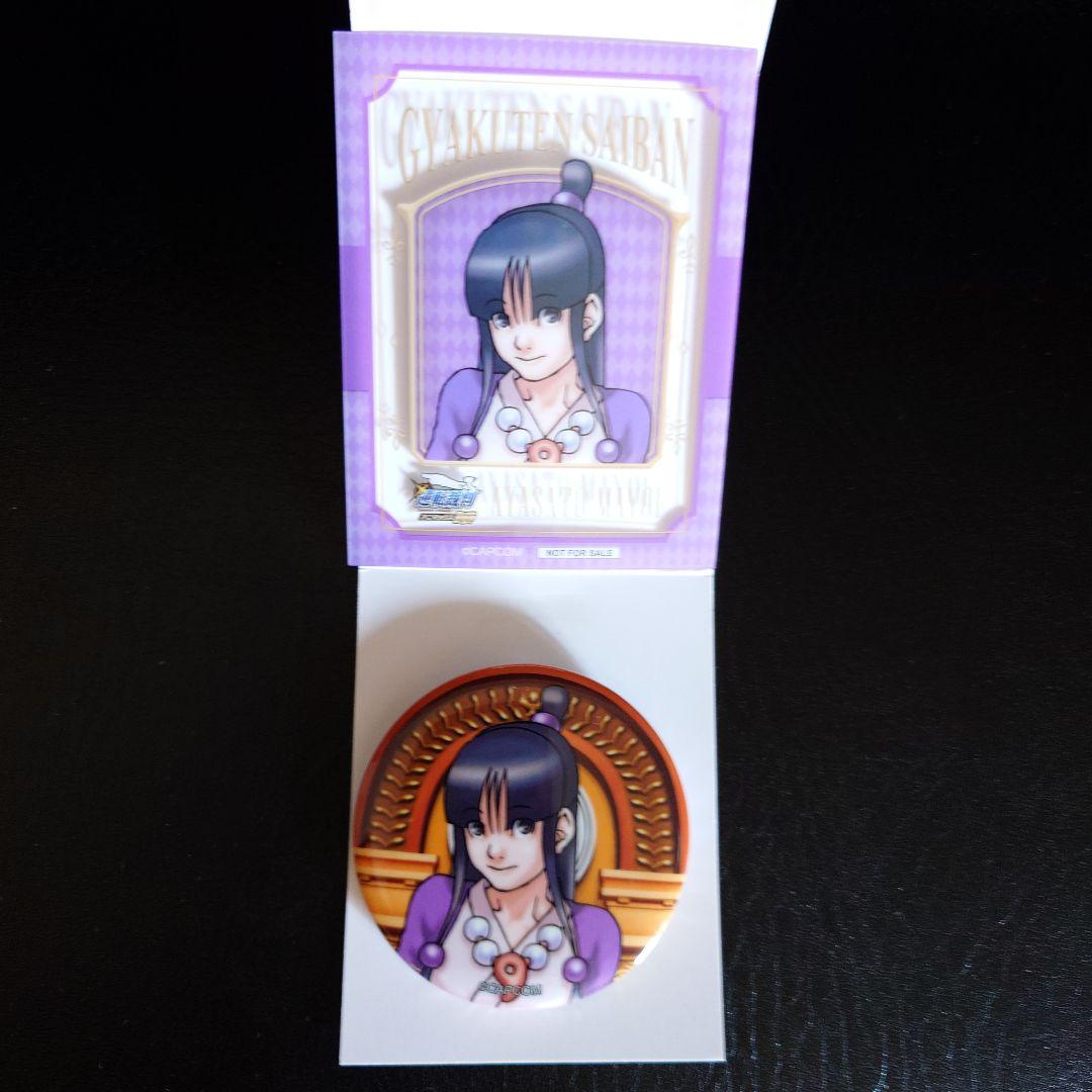 逆転裁判 朗読劇 綾里真宵 トレーディング缶バッジ ＋ 特典クリア