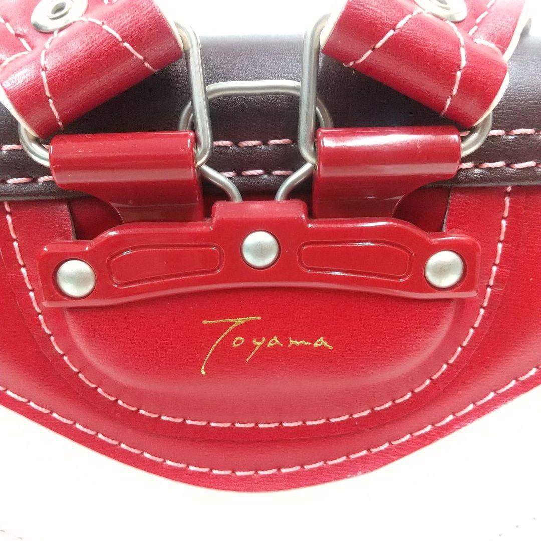 未使用 B級品】トヤマかばん店 牛革ボルサ ランドセル ボルドー