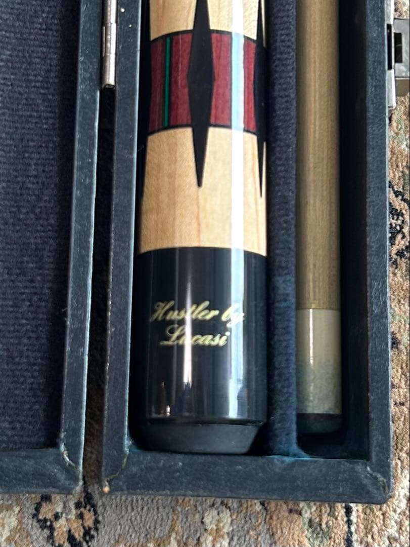 ルカシー　ビリヤードキュー（美品） Lucasi + Adam社ハードケース付 Yahoo!オークション -「ビリヤード キュー ルカシー」の落札相場・落札価格