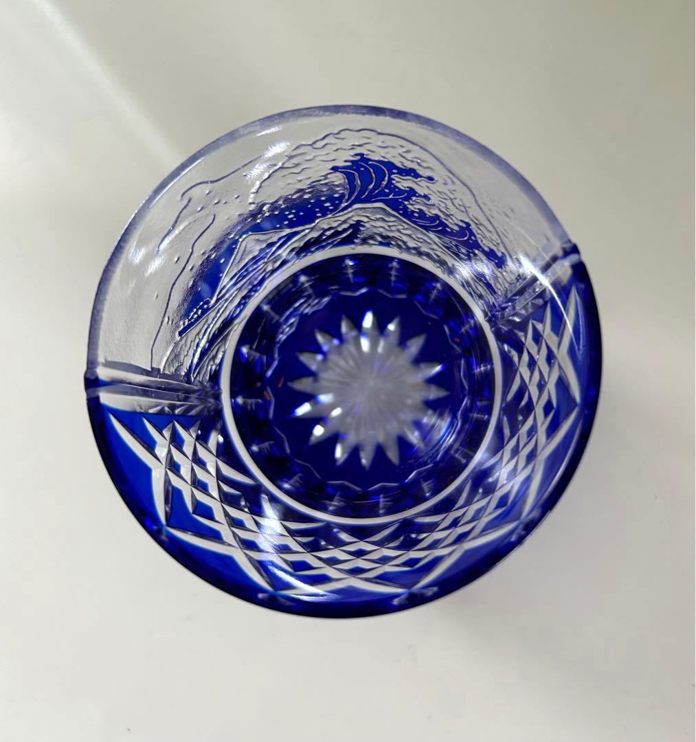 伝統工芸士 木村泰典 葛飾北斎 波富士 ロックグラス - メルカリ