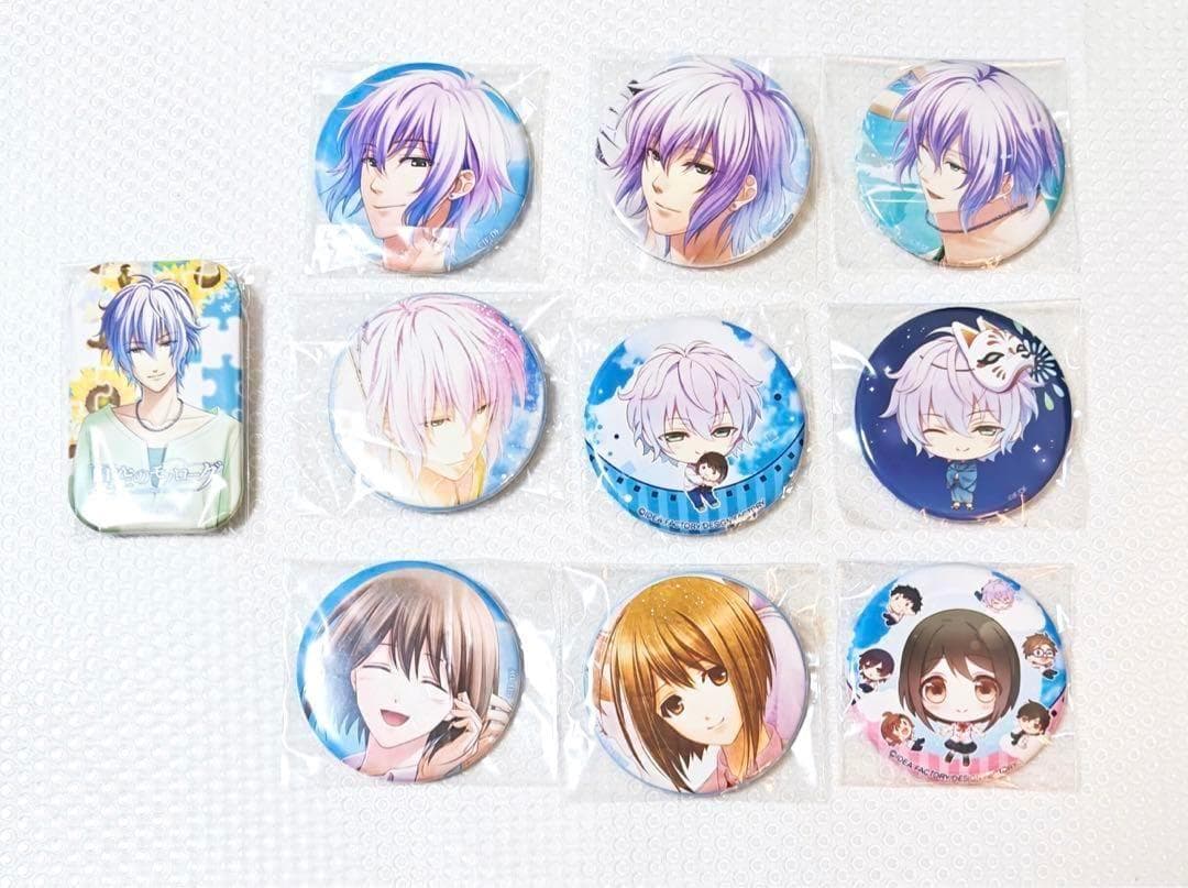 夏空のモノローグ 綿森楓 小川葵 缶バッジ セット 店舗特典