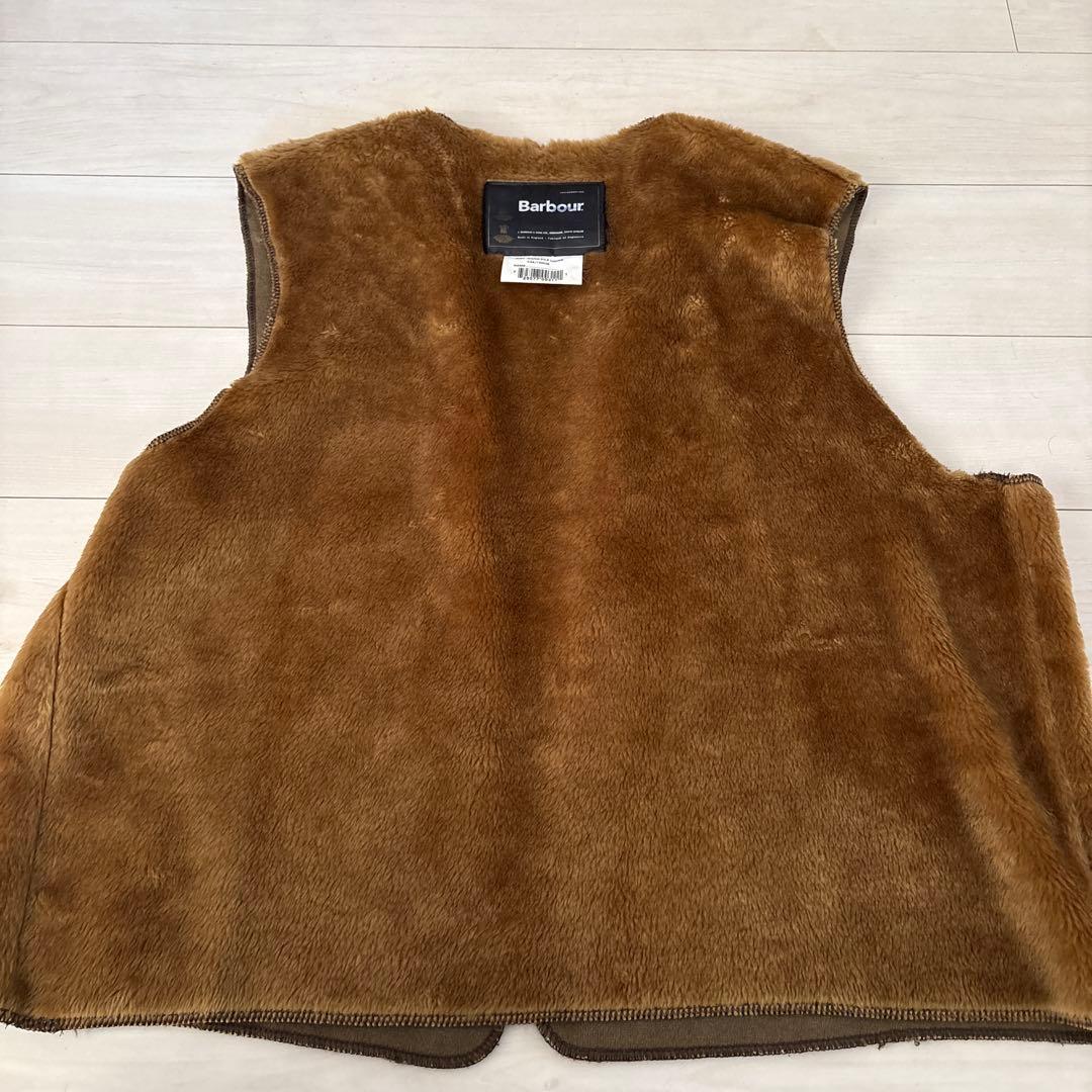 Barbour ブラウン フリースベスト
