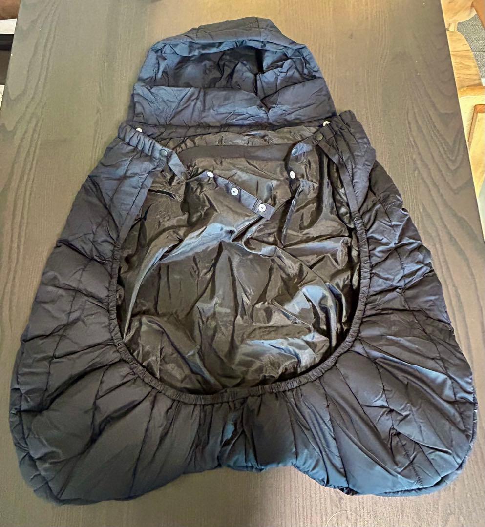 THENORTHFACEベビーブランケットダウン 抱っこ紐.ベビーカー【黒】