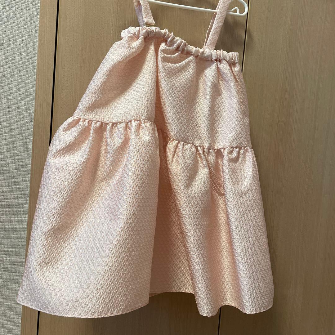 アミカキッズ クチュールワンピース 7M-7Y ピンク - メルカリ