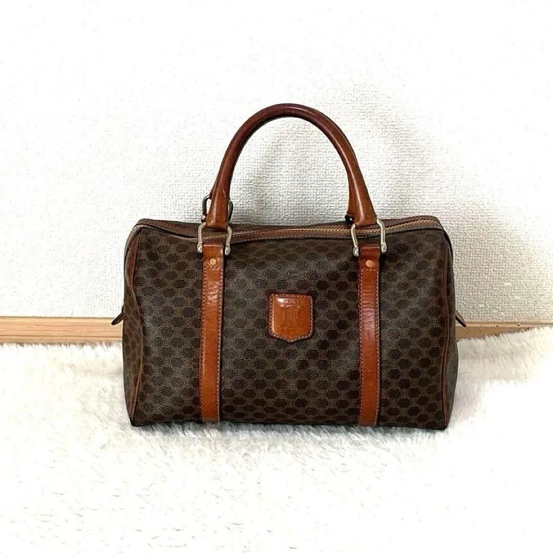 セリーヌ マカダム ミニボストンバッグ