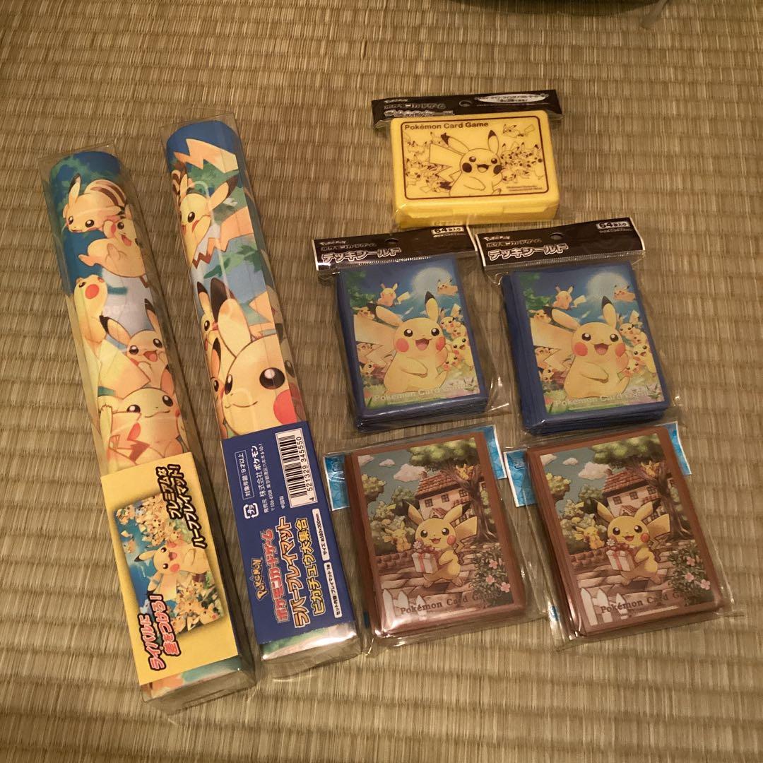 ダメカンケース デッキシールド プレイマット ピカチュウ大集合