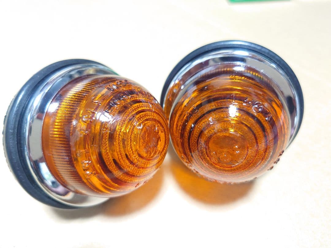 ローバーミニウインカーレンズセットレンズにLUCAS L594ENGLAND入