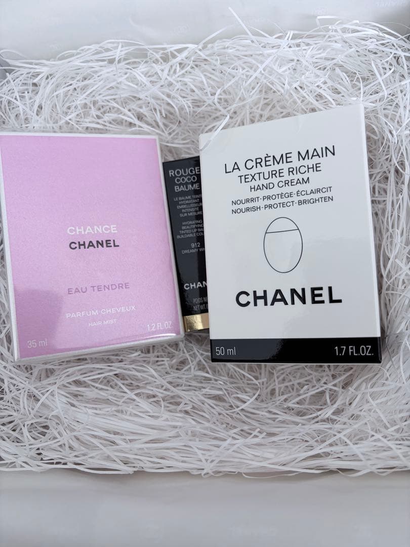 CHANEL ハンドクリーム ヘアミスト　リップセット