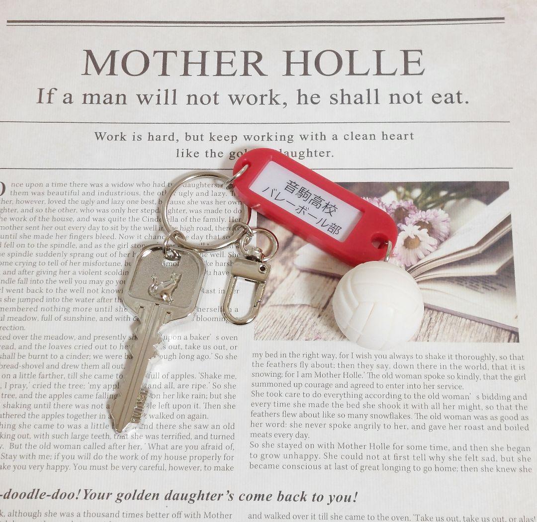 ハイキュー!!音駒トレーディング高校名付き鍵チャームキーホルダー