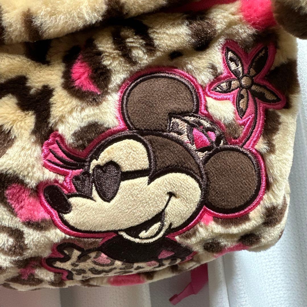 ミニーマウス ヒョウ柄リュック ディズニーランド - メルカリ