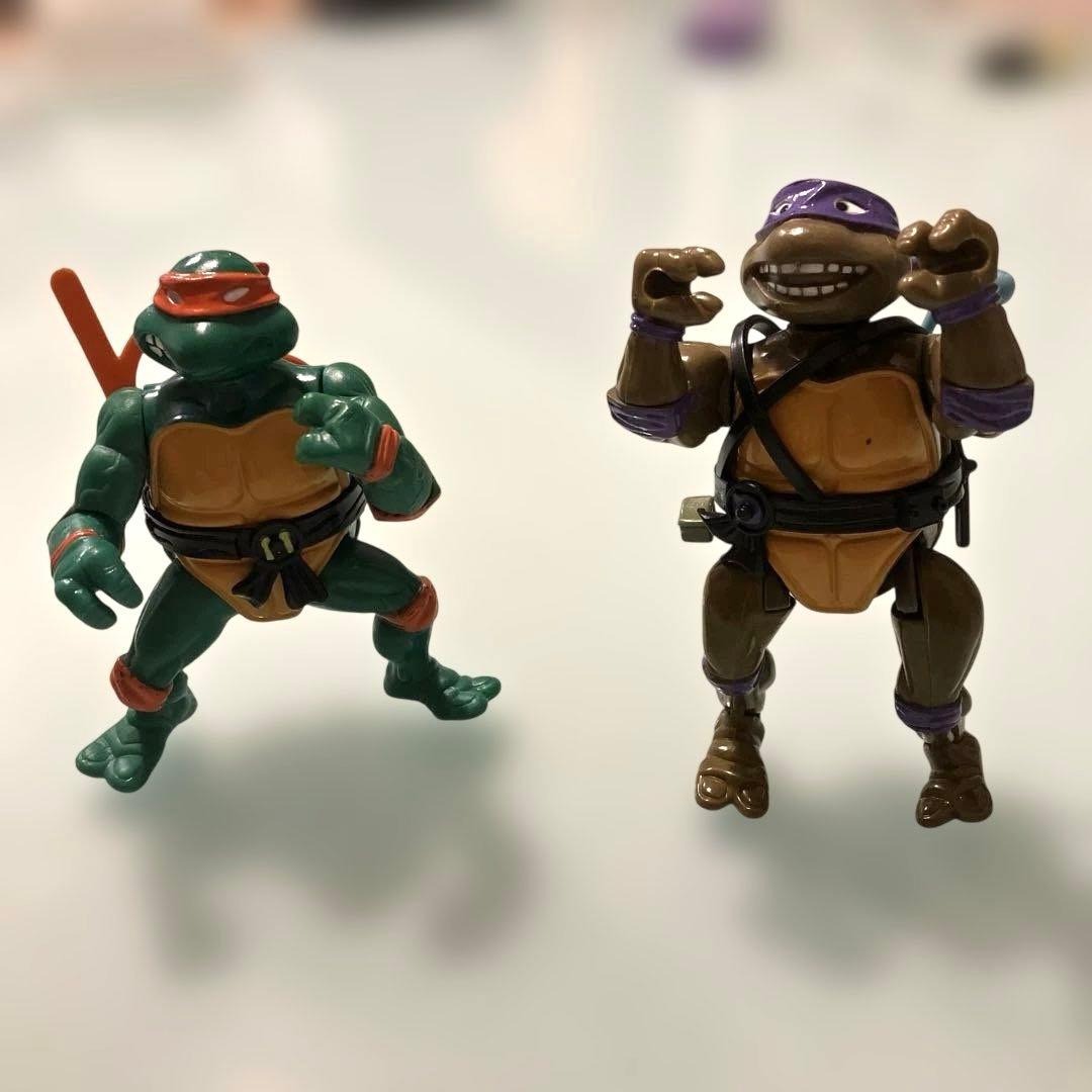 ミュータントタートルズ ドナテロ ミケランジェロ フィギュア 2体